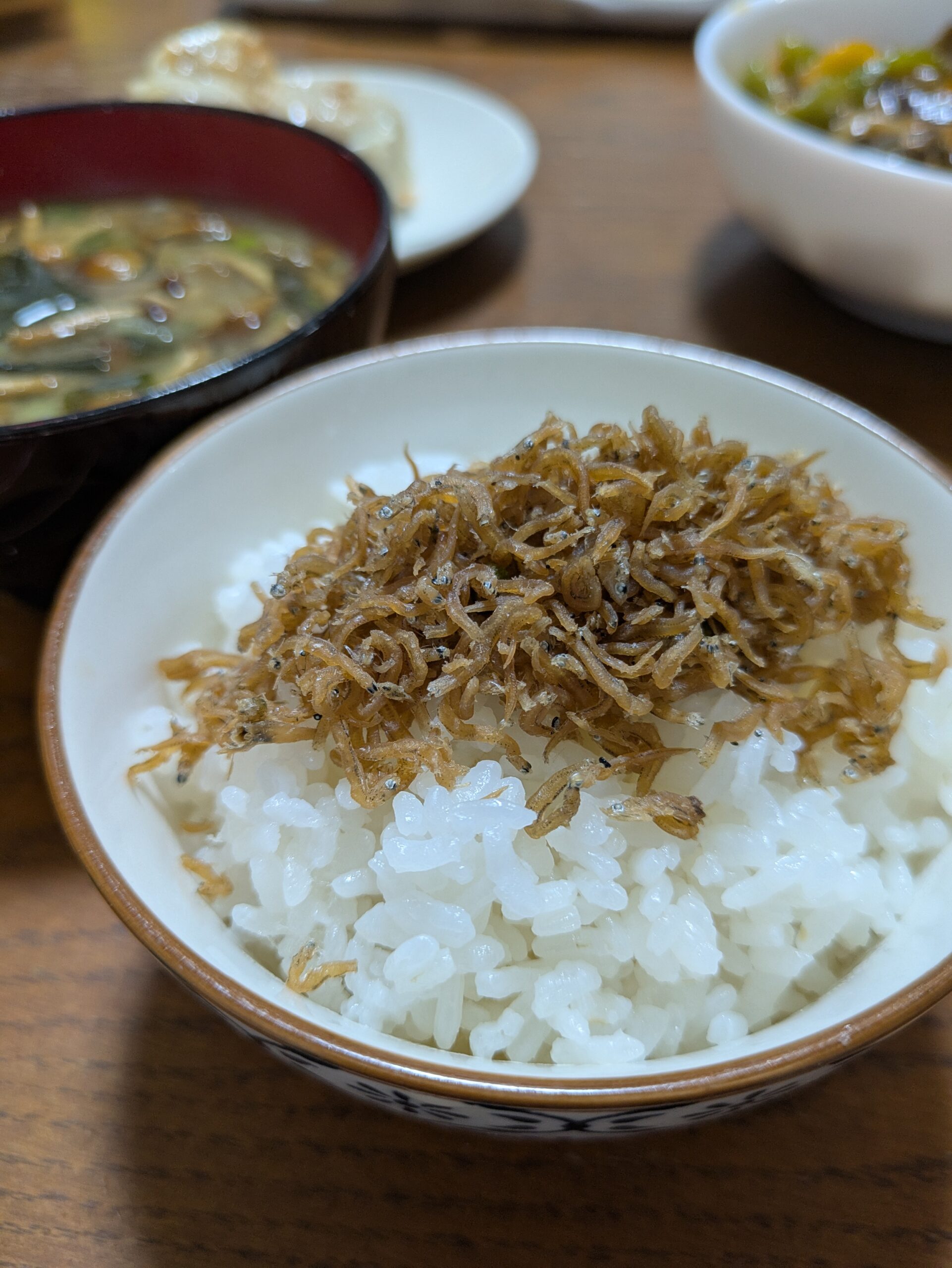 ちりめん山椒と古古古米