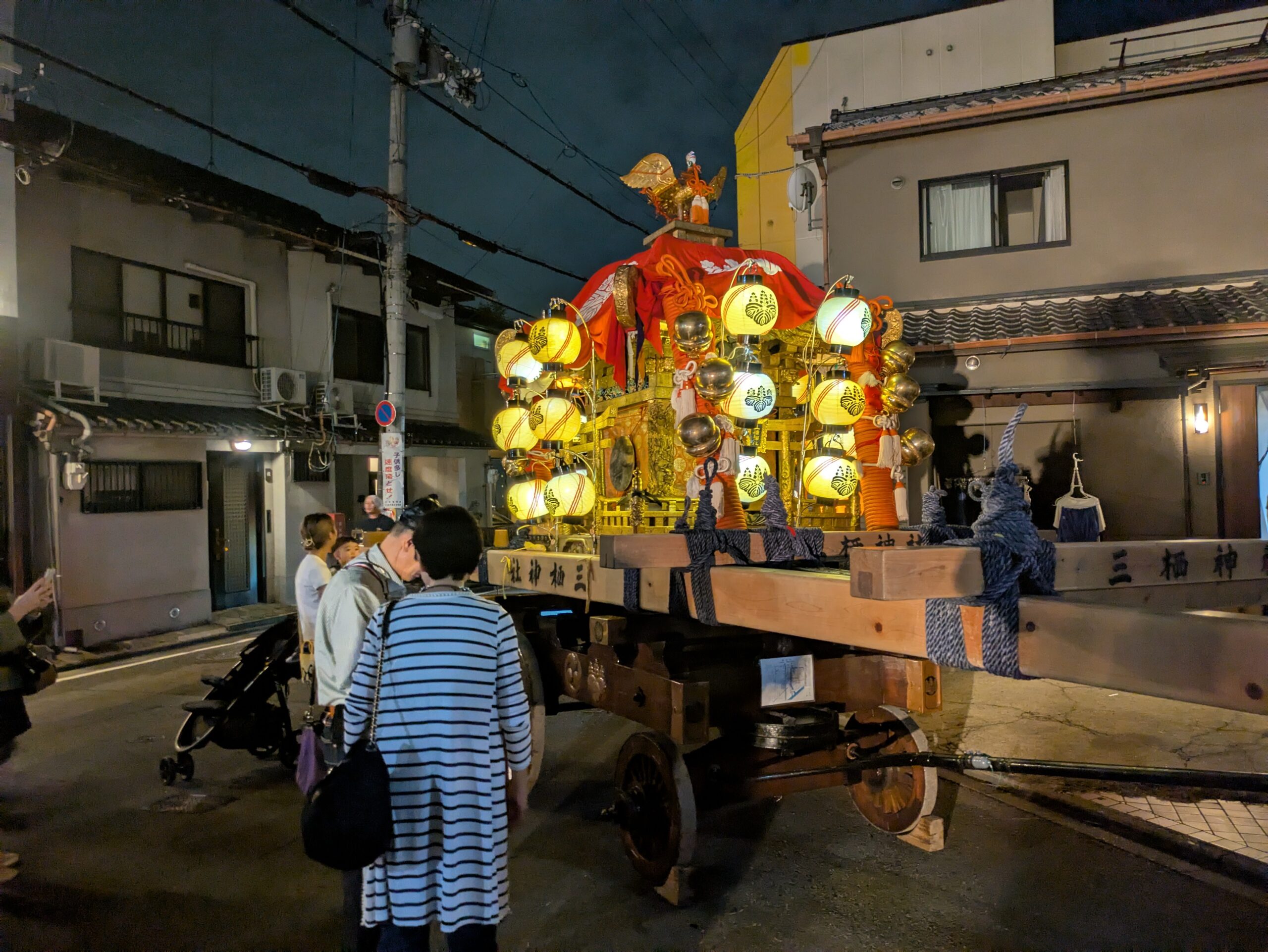 三栖神社 炬火祭